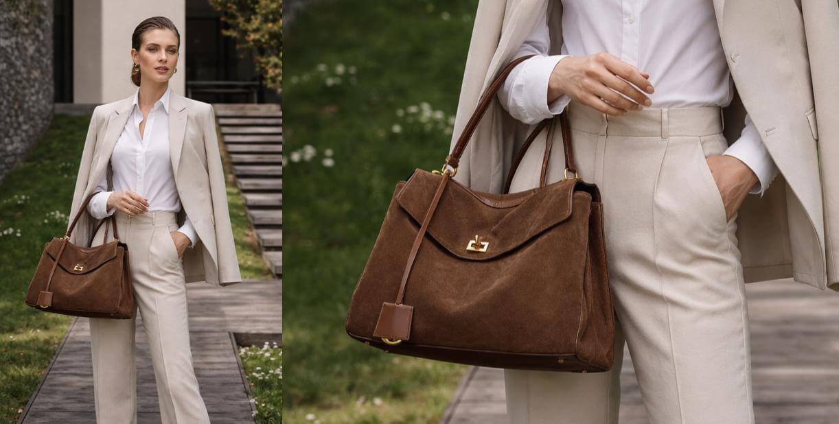 Business Tasche Damen Leder MANTILLA EVE – elegante Arbeitstasche für Frauen